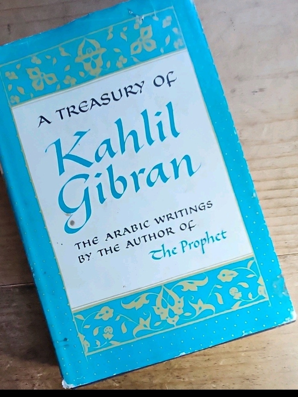 A Treasury of Kahlil Gibran, Eastern Poetry Citadel Press 1951 HC DJ BCE FLAWS